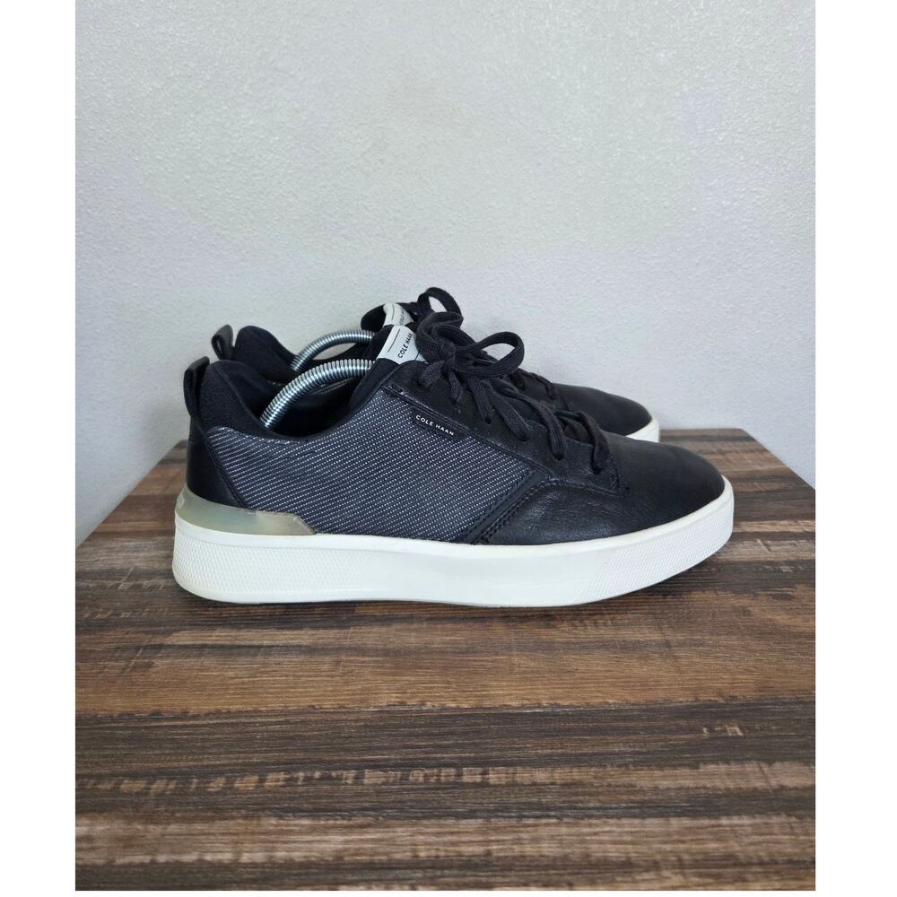 Cole Haan Men's Grandpro Crew Low-top Black Lace up Sneakers Size 9.5W
